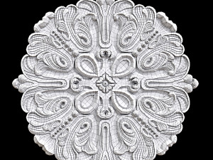 Ceiling Medallion 10 3D Model