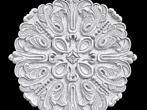 Ceiling Medallion 10 3D Model