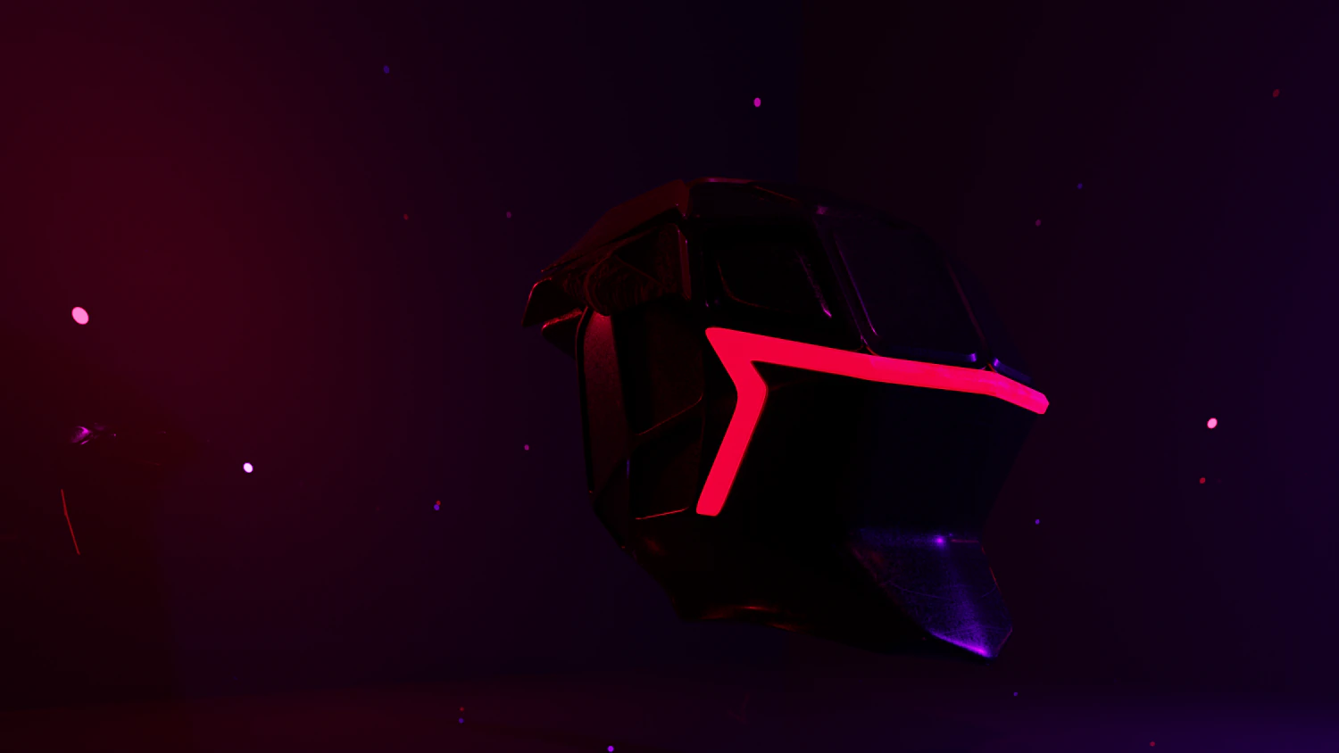 Robot Head 3D Model .c4d .max .obj .3ds .fbx .stl .blend 