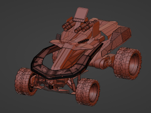 Buggi Drone 3D-Modell