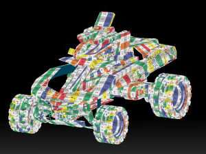 Buggi Drone 3D Model