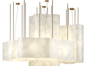 NUVOLA Pendant Light Modello 3D