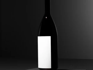 Wine Bottles Collection 3D Model