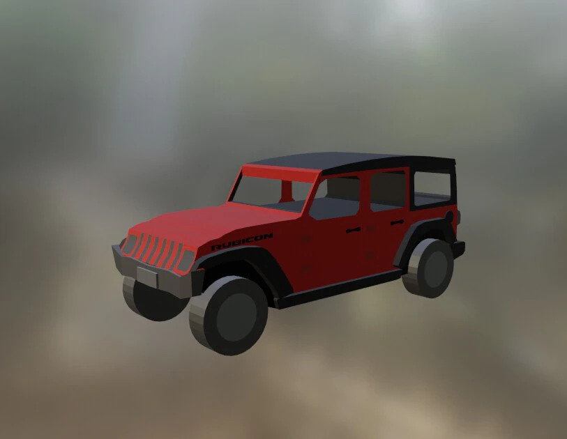 Jeep Wrangler 3D Model .c4d .max .obj .3ds .fbx .stl .blend 