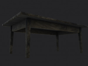 Table low-poly Model 3D