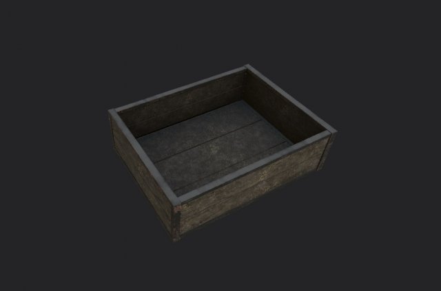 Two type of boxes low-poly Modelo 3D .c4d .max .obj .3ds .fbx .stl .blend 