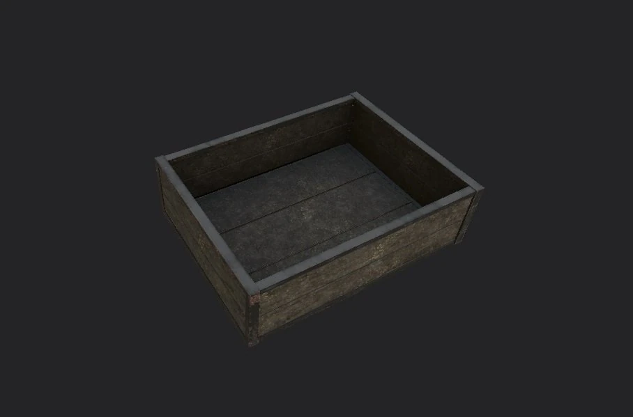 Two type of boxes low-poly 3D Model .c4d .max .obj .3ds .fbx .stl .blend 