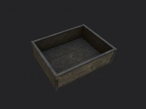 Due tipi di scatole low-poly Modello 3D