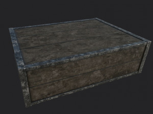 Two type of boxes low-poly Modelo 3D