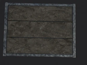 Two type of boxes low-poly 3D Model