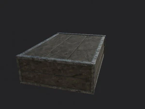 Two type of boxes low-poly 3D Model