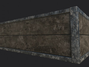 Two type of boxes low-poly Modelo 3D