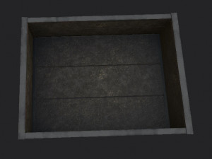 Two type of boxes low-poly Modelo 3D