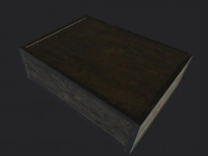 Two type of boxes low-poly 3D Model