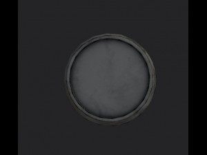 Wood and metal barrels low-poly Low-poly 3Dモデル