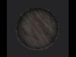 Wood and metal barrels low-poly Low-poly 3Dモデル