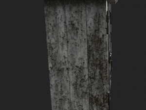 Bedside table Pedestal low-poly Low-poly 3D Model