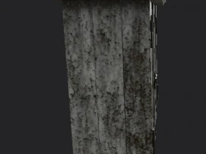 Bedside table Pedestal low-poly Low-poly 3D Model