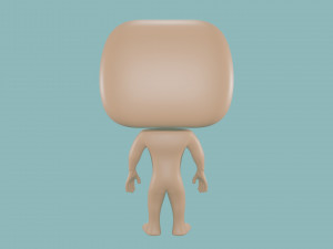 3D Basic male Body - Funko Style - DIY - printable model 3D 프린트 모델
