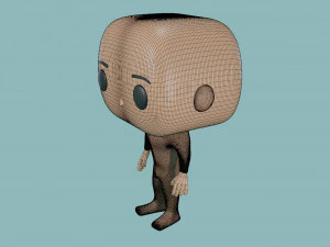 3D Basic male Body - Funko Style - DIY - printable model 3D Print Model