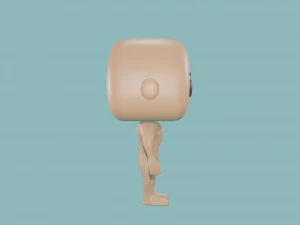 3D Basic male Body - Funko Style - DIY - printable model 3D Print Model