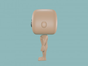 3D Basic male Body - Funko Style - DIY - printable model 3D 프린트 모델