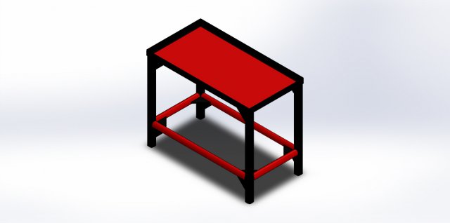 Simple table 3D मॉडल .c4d .max .obj .3ds .fbx .stl .blend 