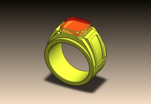 Gold ring Modelo 3D .c4d .max .obj .3ds .fbx .stl .blend 