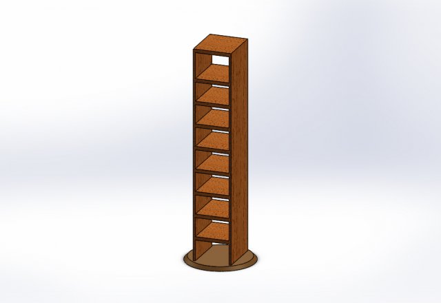Book shelf Modelo 3D .c4d .max .obj .3ds .fbx .stl .blend 