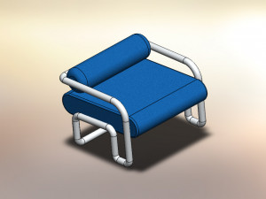 Relaxing chair 3D Model