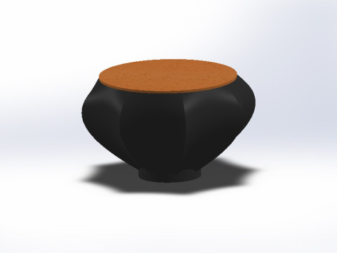 Diamond shape table 3D मॉडल