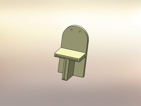 3 plastic chairs collection 3D मॉडल