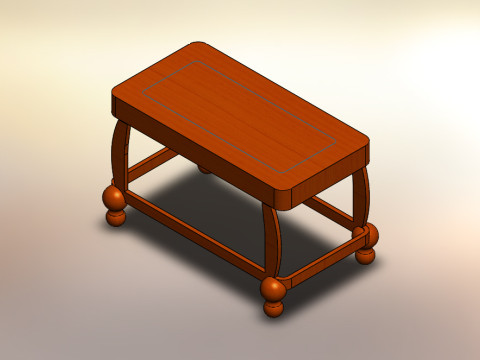 Collection of 3 wood tables 3D Модель
