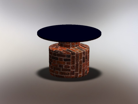 Collection of 3 creative designes of 3 tables 3D-Modell