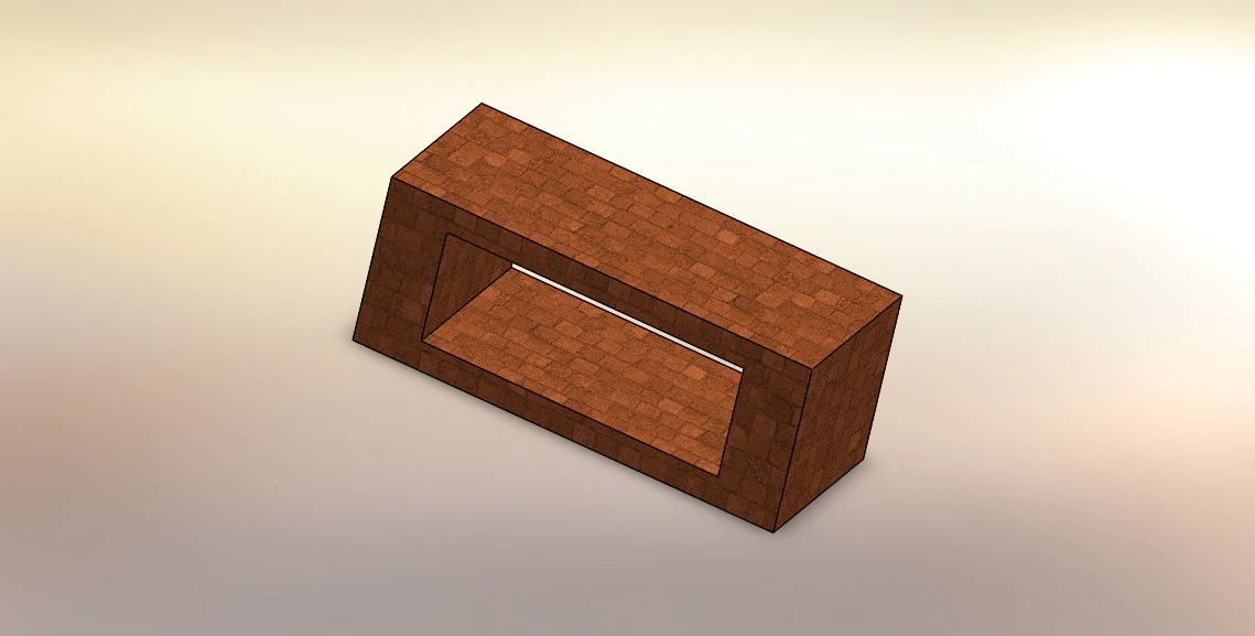 Brick table 3D Model .c4d .max .obj .3ds .fbx .stl .blend