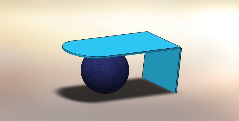 New design table idea 3D Модель .c4d .max .obj .3ds .fbx .stl .blend 
