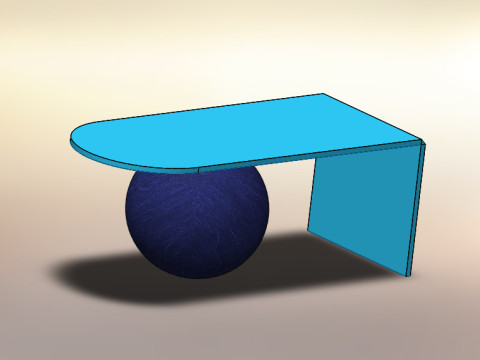 New design table idea 3D मॉडल
