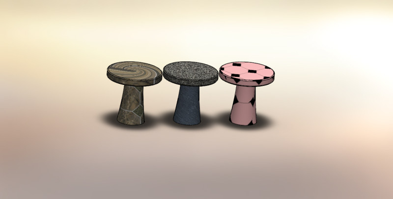Collection of decorative tables 3D मॉडल .c4d .max .obj .3ds .fbx .stl .blend 