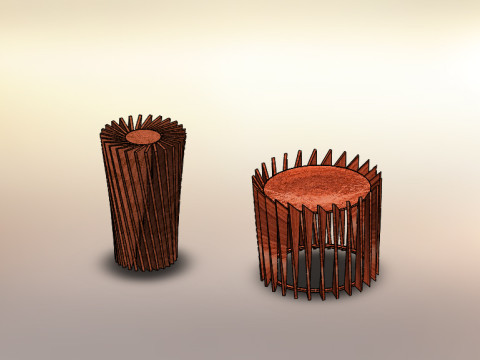 Decorative items 3D Model