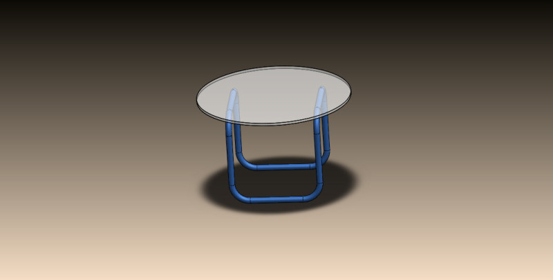 Glass table design idea Model 3D .c4d .max .obj .3ds .fbx .stl .blend