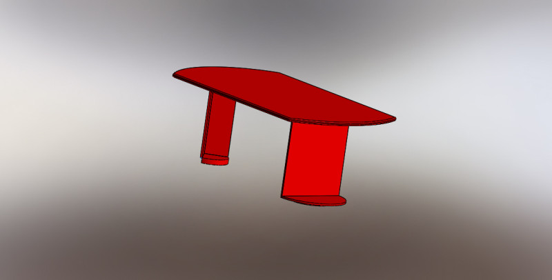 Modern desc 3D Model .c4d .max .obj .3ds .fbx .stl .blend 