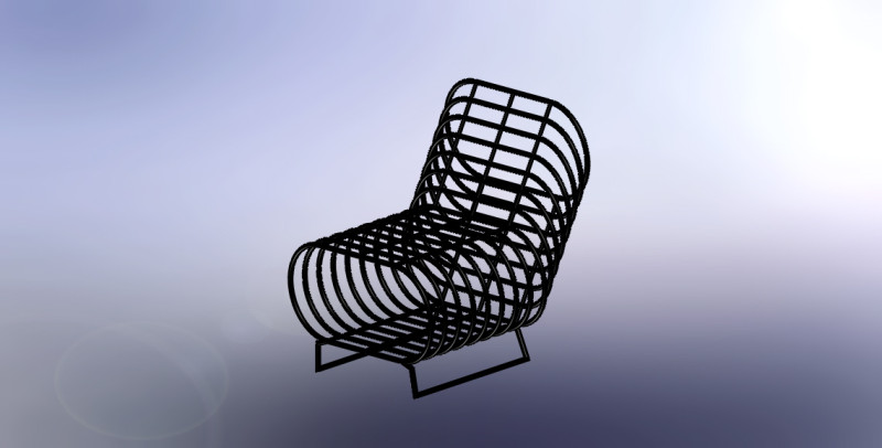 Mad max chair 3D 模型 .c4d .max .obj .3ds .fbx .stl .blend