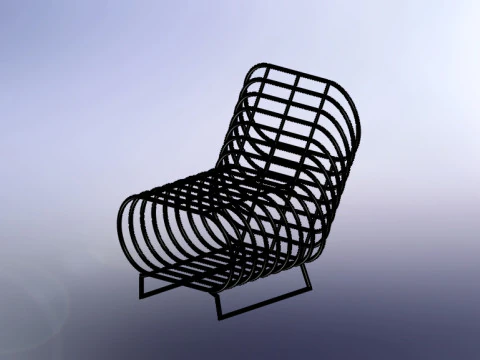 Krzesło Mad Maxa Model 3D