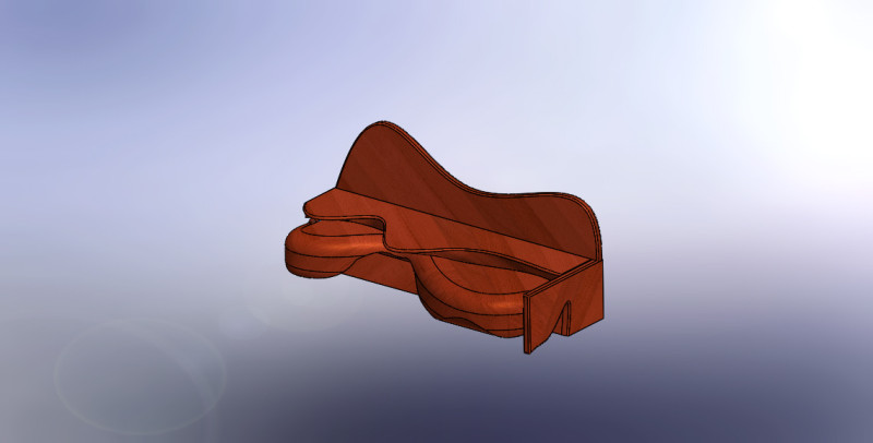 Wood sofa 3D मॉडल .c4d .max .obj .3ds .fbx .stl .blend 