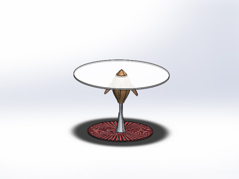 Rocket table 3D Model