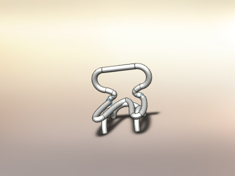 Graduation chair 3D Model