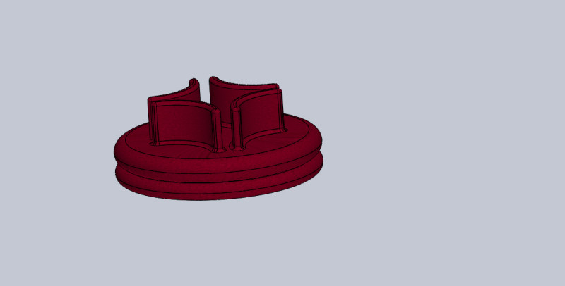 Round sofa 3D मॉडल .c4d .max .obj .3ds .fbx .stl .blend 