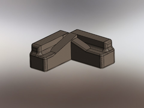 Sofa design 3D मॉडल