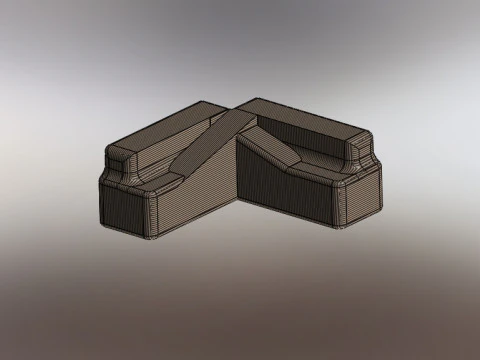 Projekt sofy Model 3D