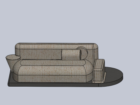 Couch design idea 3Dモデル